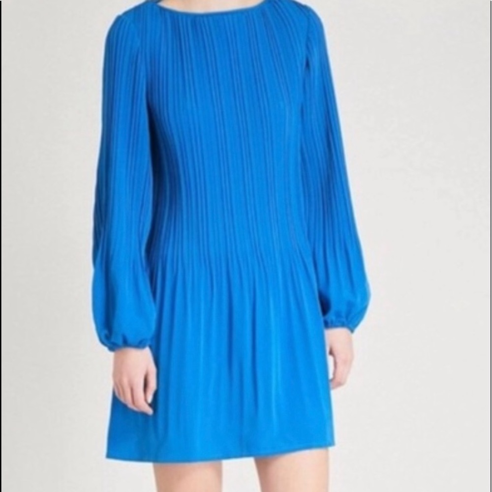 Maje Women's Rockin Pleated Crepe Mini Dress size 2
